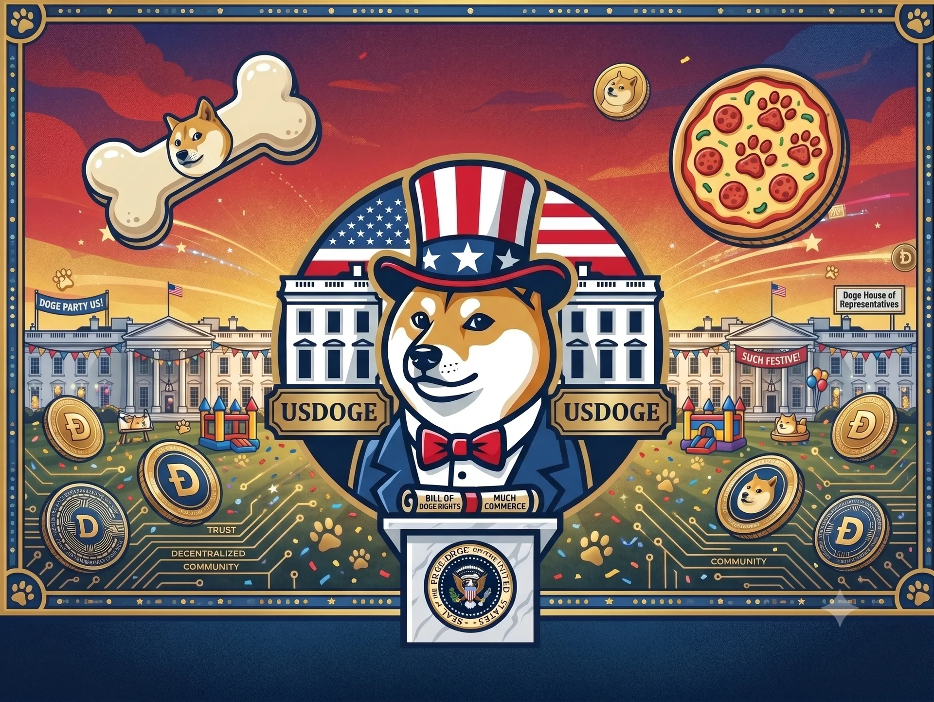 Lawn Party Banner